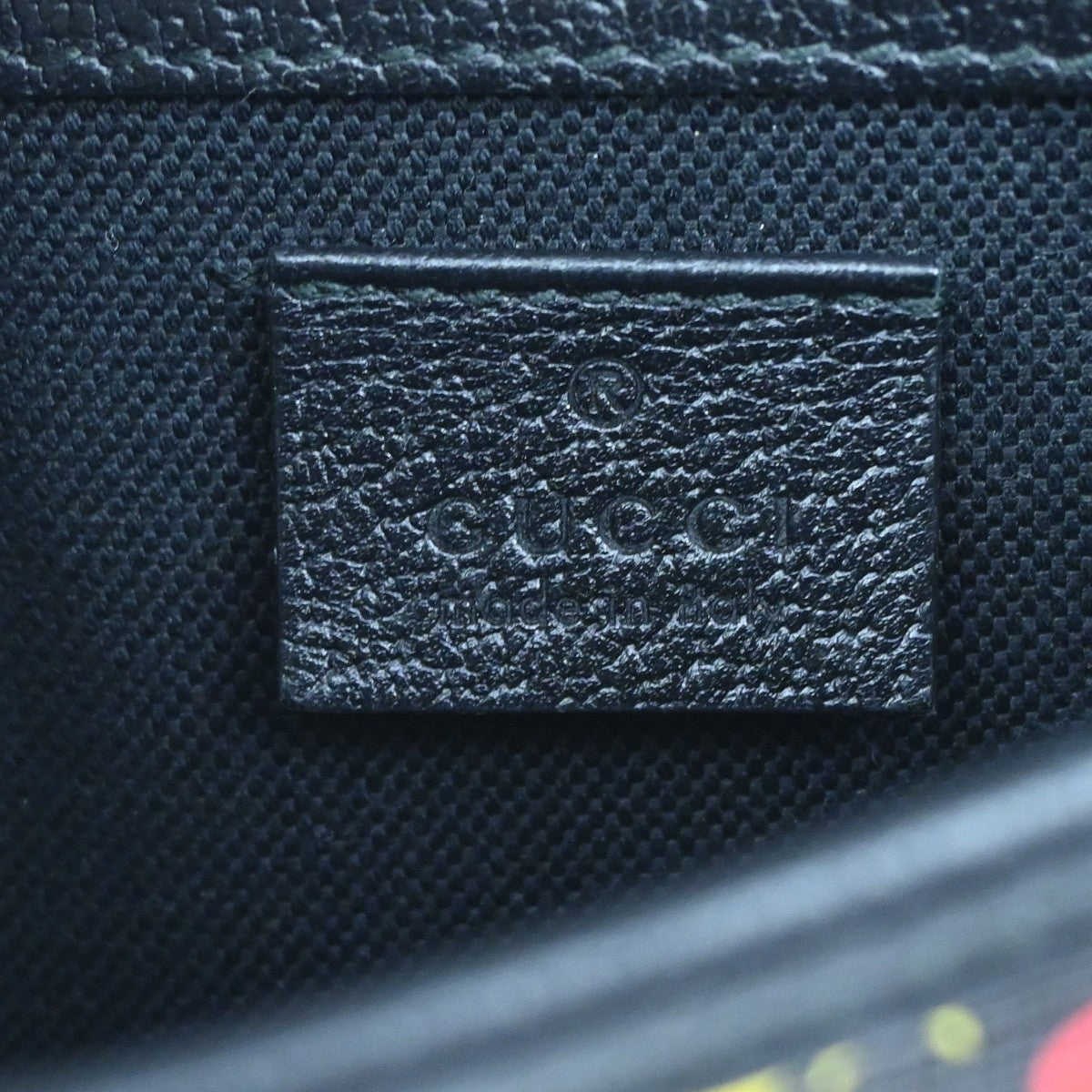 Gucci Sac bandoulière psychédélique Canvas Leather, BLACK, CANVAS, Shoulder bag