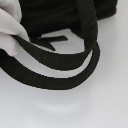 Prada Vintage Zip Handbag Tessuto, GREEN, NYLON, Handbag