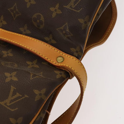 Louis Vuitton Saumur Handbag Monogram Canvas, BROWN, CANVAS, Shoulder bag
