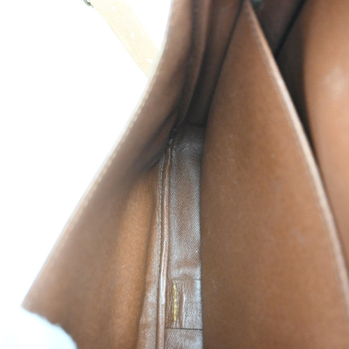 Louis Vuitton Cartouchiere Handbag Monogram Canvas, BROWN, LEATHER, Shoulder bag