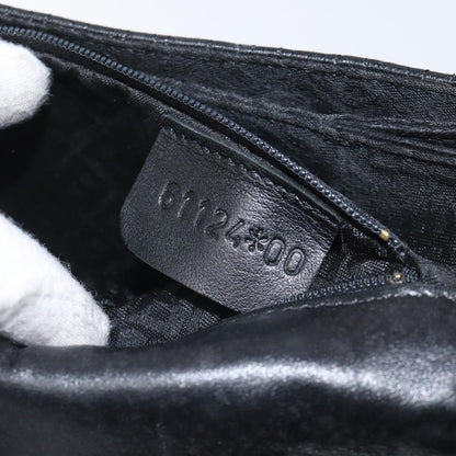 Bally Vintage Flap Handbag Quilted Leather, BLACK, LEATHER, Handbag