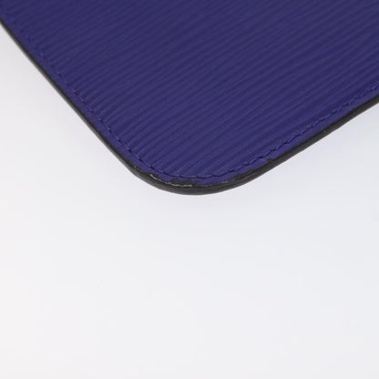 Louis Vuitton Neverfull Pochette Epi Leather, PURPLE, LEATHER, Tote bag