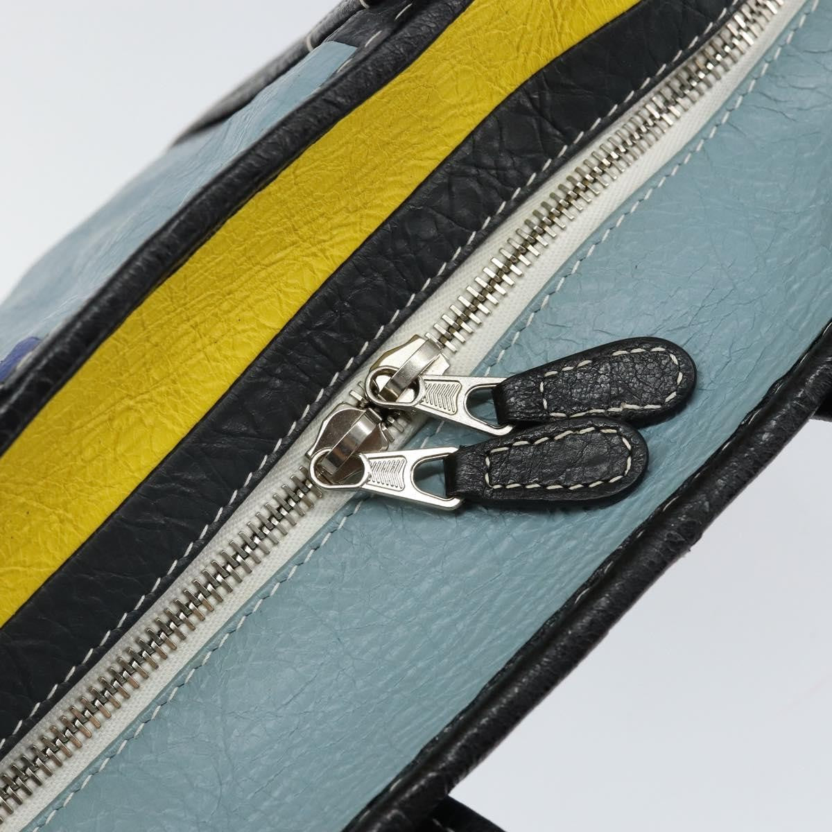 Balenciaga Bazar Convertible Tote Striped Leather, MULTICOLOUR, LEATHER, Tote bag