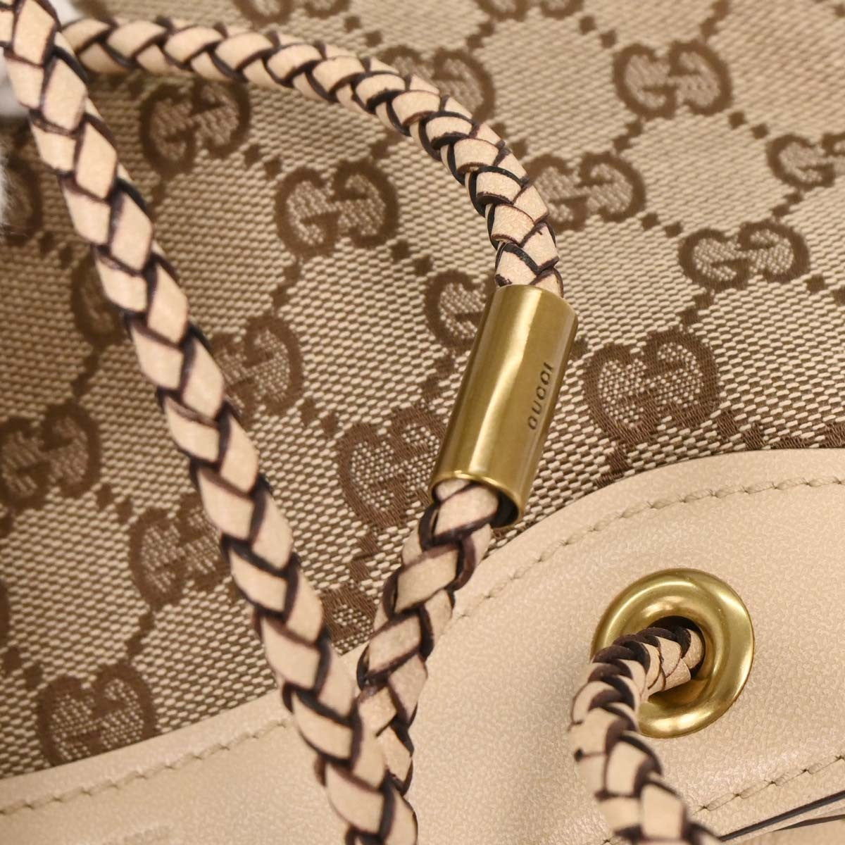 Gucci Vintage tote GG Canvas, BEIGE, CANVAS, Tote bag