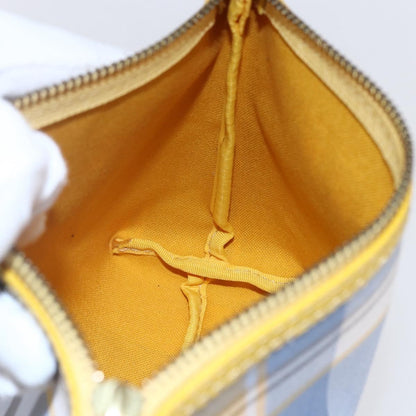 Burberry Nova check Pochette Canvas, BLUE, CANVAS, Clutche & pouche