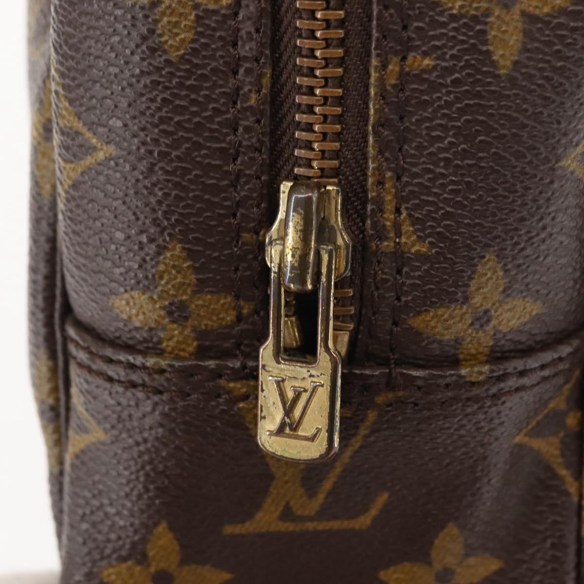 Louis Vuitton Trousse Toilette Monogram Canvas, BROWN, CANVAS, Clutche & pouche