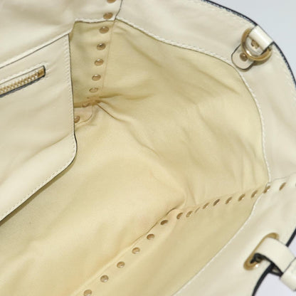 Valentino Garavani Rockstud Tote Soft Leather, WHITE, LEATHER, Tote bag