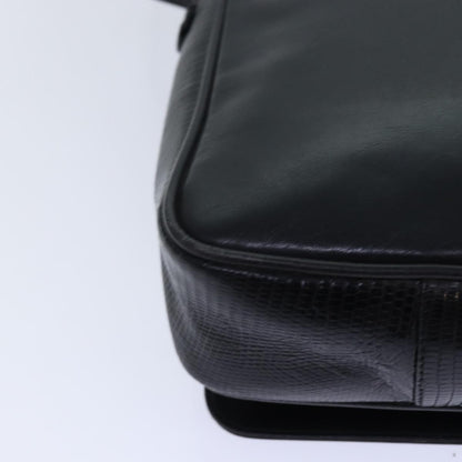 Salvatore Ferragamo Vintage Shoulder Bag Leather, Black, Leather, Shoulder Bag