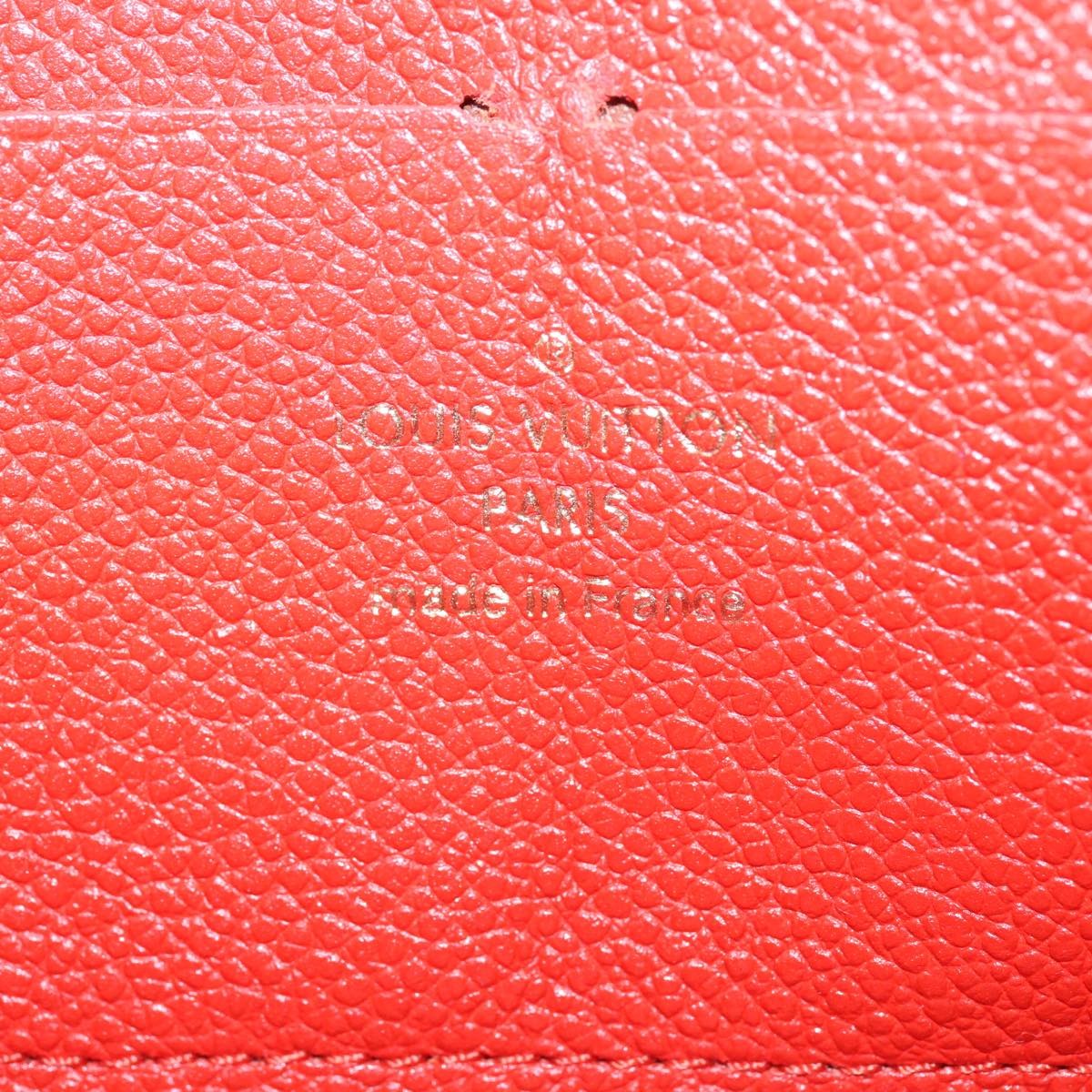Louis Vuitton Portefeuille zippy Monogramme Empreinte Monogramme Empreinte, RED, LEATHER, Wallets