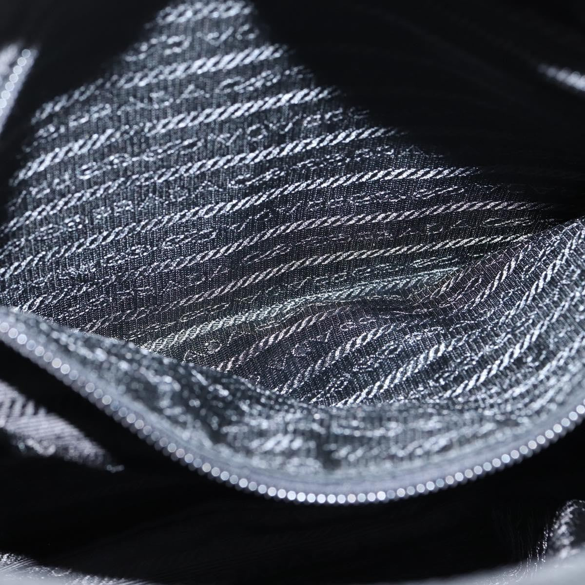 Prada Front Pocket Messenger Bag Tessuto, BLACK, NYLON, Shoulder bag