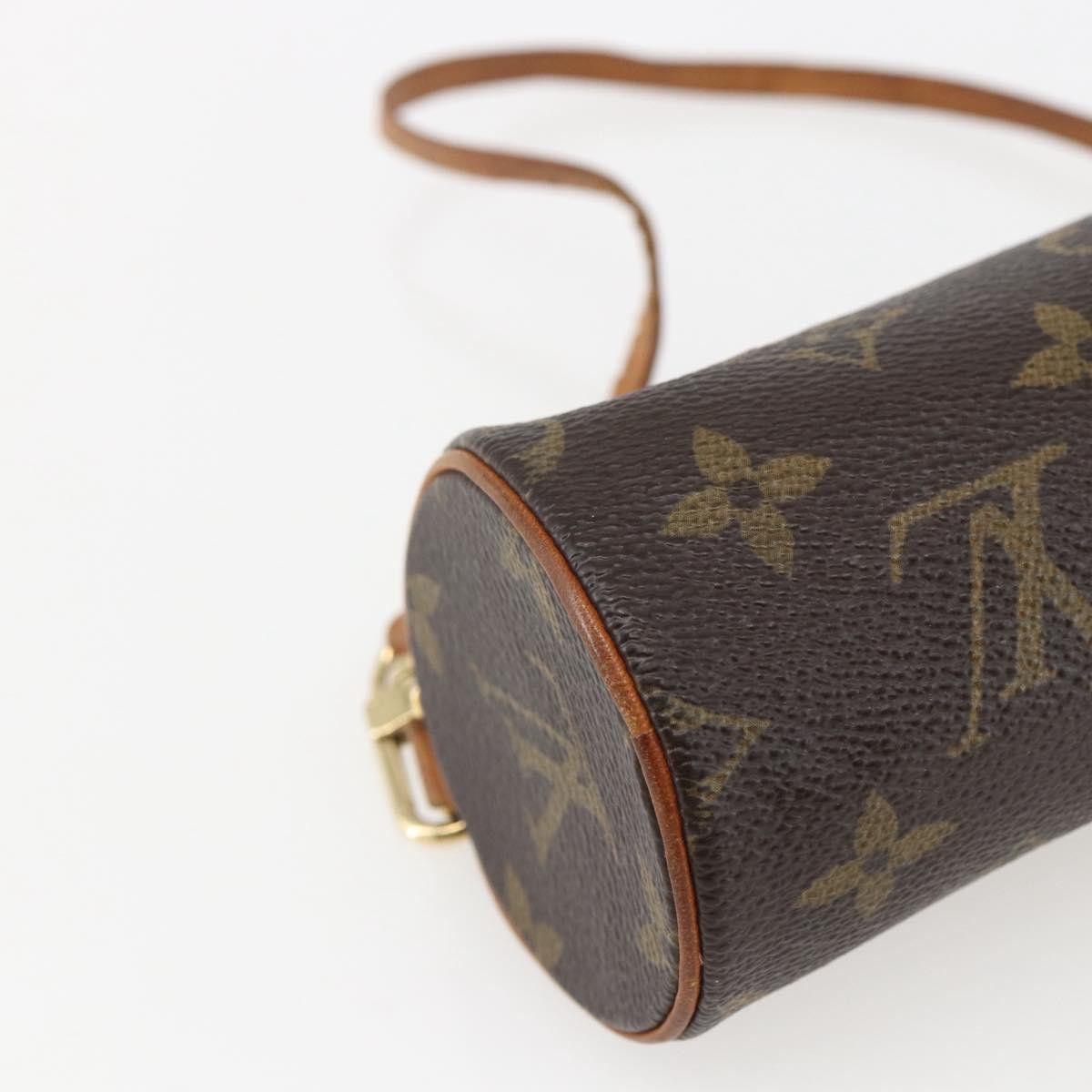 Louis Vuitton Papillon Pochette Monogram Canvas, BROWN, CANVAS, Clutche & pouche