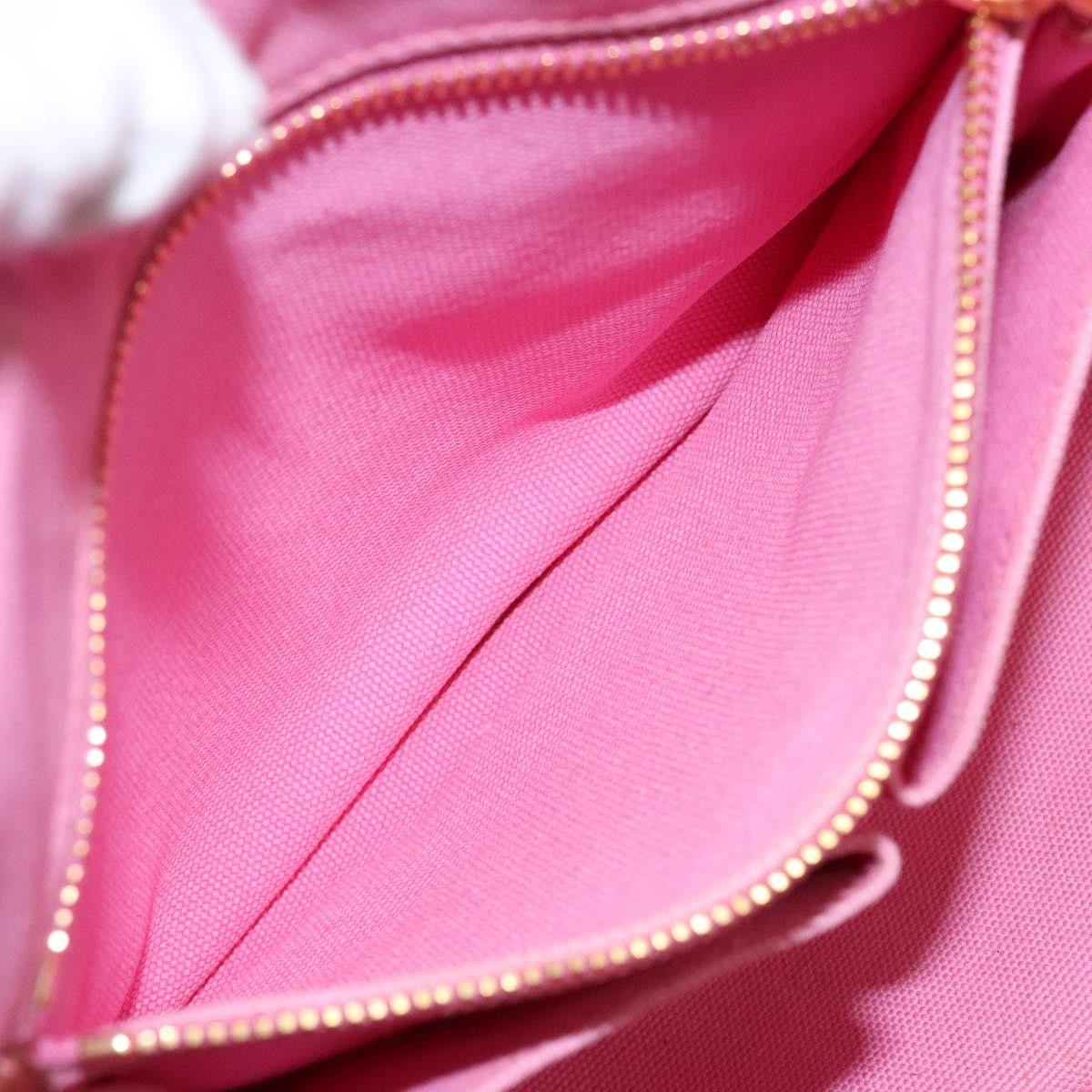 Prada Canapa Open Tote Canvas, PINK, CANVAS, Tote bag