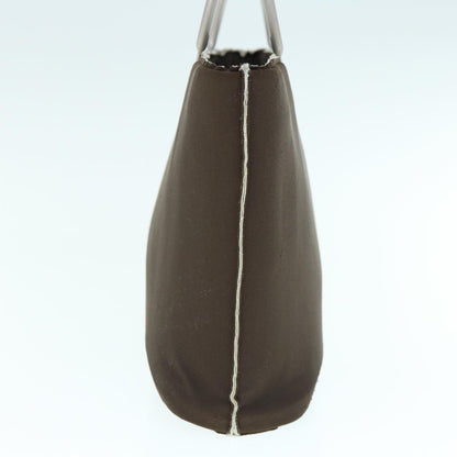 Chanel Vintage Metal Ring Tote Nylon, BROWN, NYLON, Tote bag