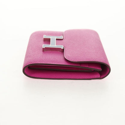 Hermes Constance Slim Wallet Epsom, PURPLE, LEATHER, Wallets