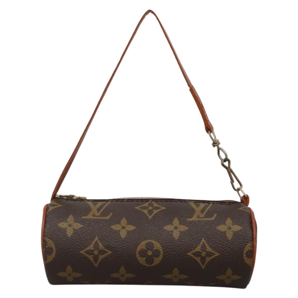 Louis Vuitton Papillon Pochette Monogram Canvas, BROWN, CANVAS, Clutche & pouche