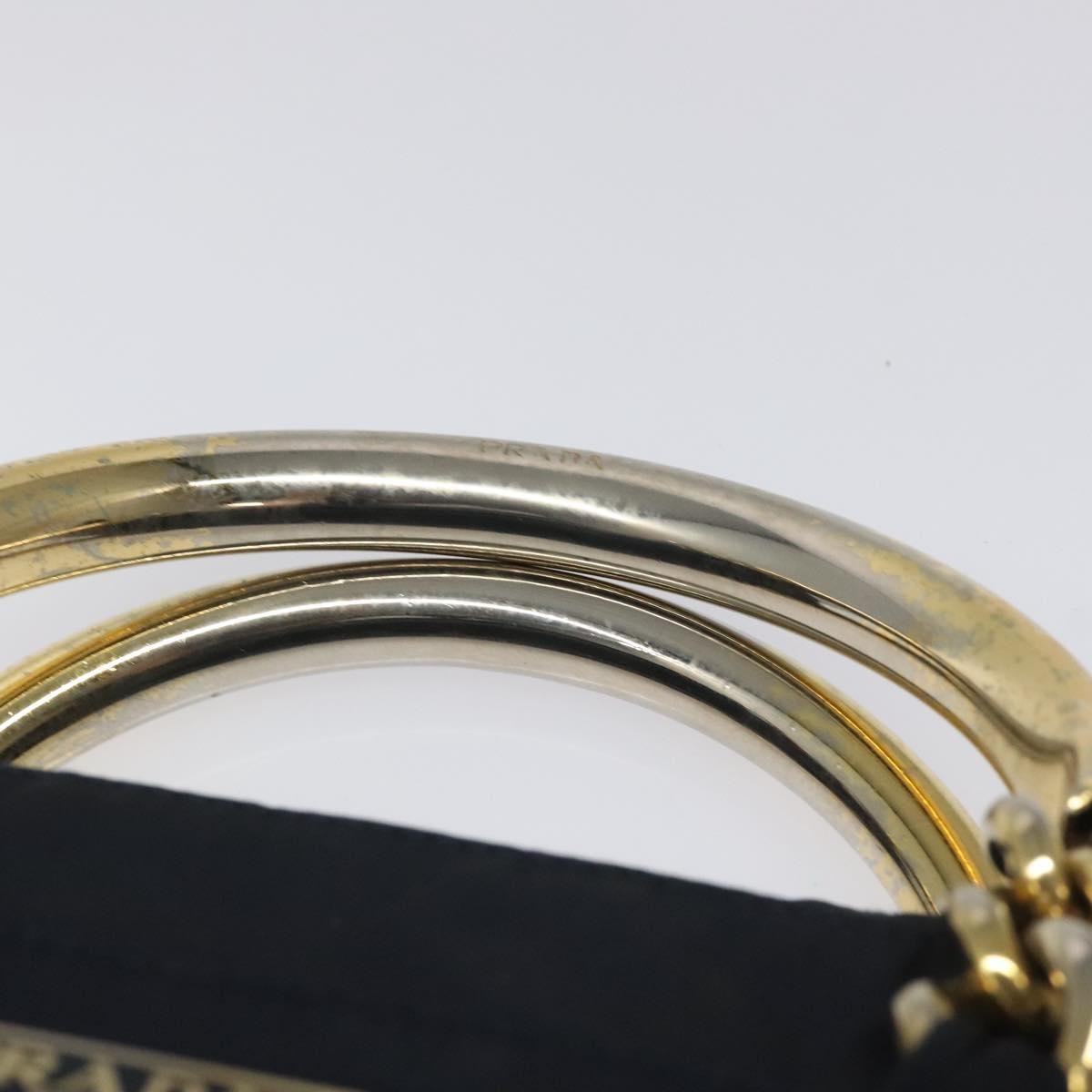 Prada Metal Handles Tote Tessuto, NAVY, NYLON, Handbag