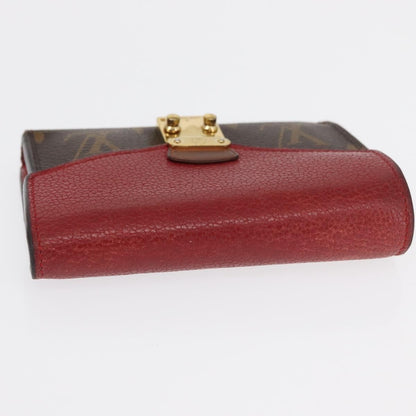 Louis Vuitton Pallas Wallet NM Monogram Canvas and Calfskin, BROWN, CANVAS, Wallets