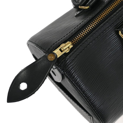 Louis Vuitton Speedy Handbag Epi Leather, BLACK, LEATHER, Handbag