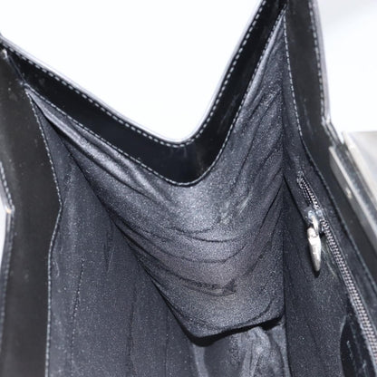 Salvatore Ferragamo Gancini Shoulder Bag Leather, BLACK, LEATHER, Shoulder bag