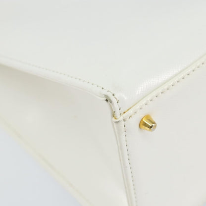 Versace Medusa Shoulder Bag Leather, WHITE, LEATHER, Shoulder bag