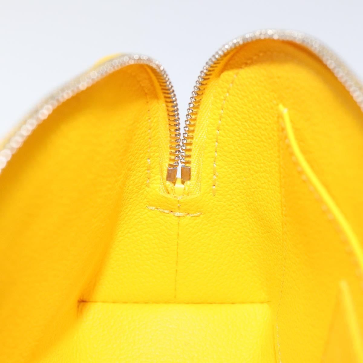 Louis Vuitton Cosmetic Pouch Epi Leather, YELLOW, LEATHER, Toiletry Case