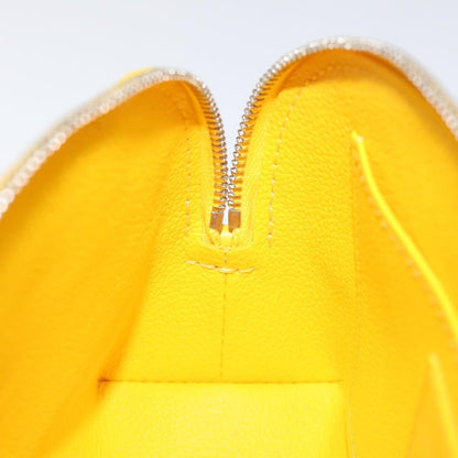 Louis Vuitton Cosmetic Pouch Epi Leather, YELLOW, LEATHER, Toiletry Case