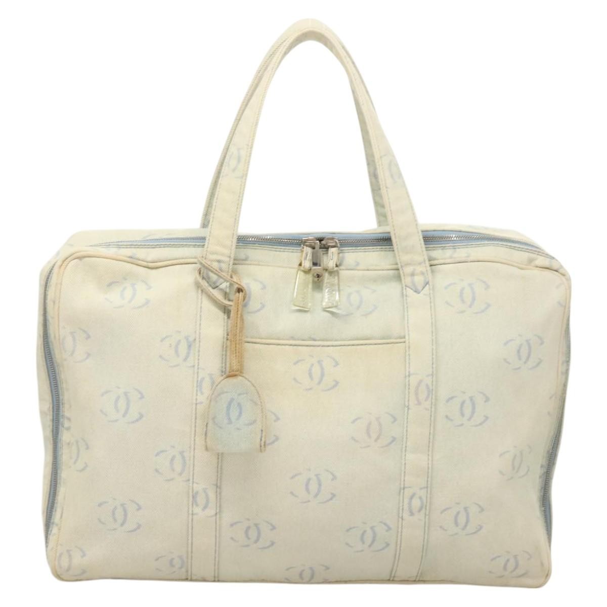 Chanel Zip Around Travel Bag Denim, BLUE, DENIM_JEANS, Travel bag