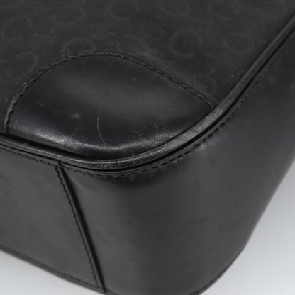 Celine Vintage Macadam Shoulder Bag Macadam Canva  Vinyl, BLACK, CANVAS, Shoulder bag