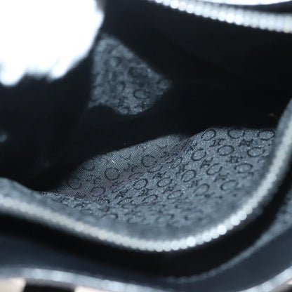 Celine C Macadam Handbag Canvas, BLACK, CANVAS, Handbag