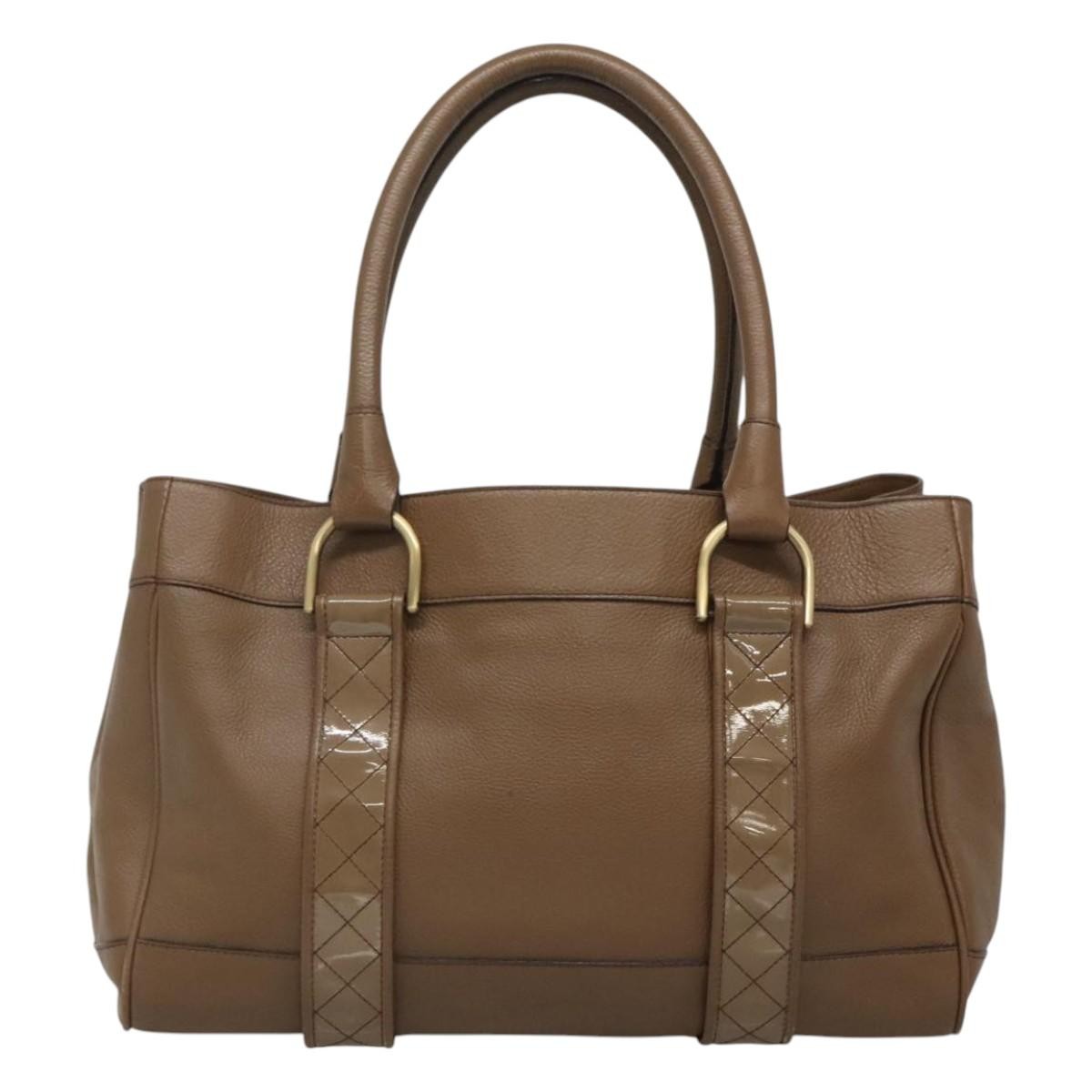 Burberry Nova Check Tote Leather, BROWN, LEATHER, Tote bag