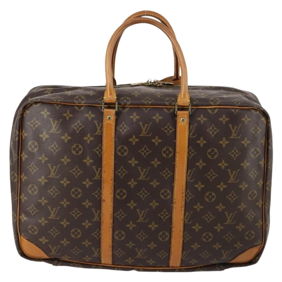 Louis Vuitton Sirius Handbag Monogram Canvas, BROWN, CANVAS, Travel bag