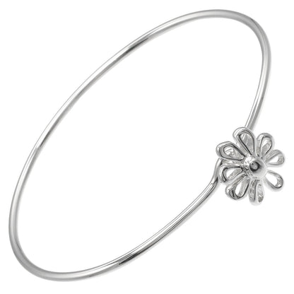 Tiffany & Co. Daisy Bangle Bracelet Silver 925, SILVER, SILVER, Bracelet