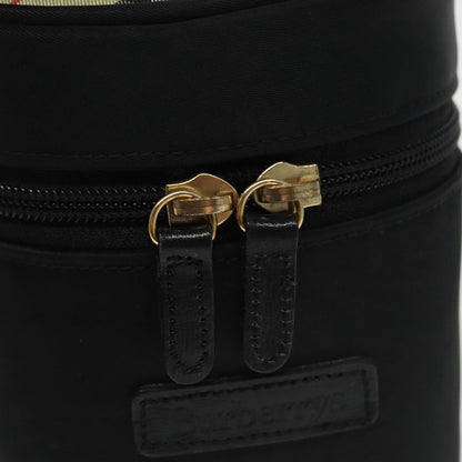Burberry Vanity pouch Nylon, BLACK, NYLON, Clutche & pouche