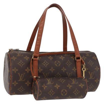 Louis Vuitton Papillon Handbag Monogram Canvas, BROWN, CANVAS, Handbag