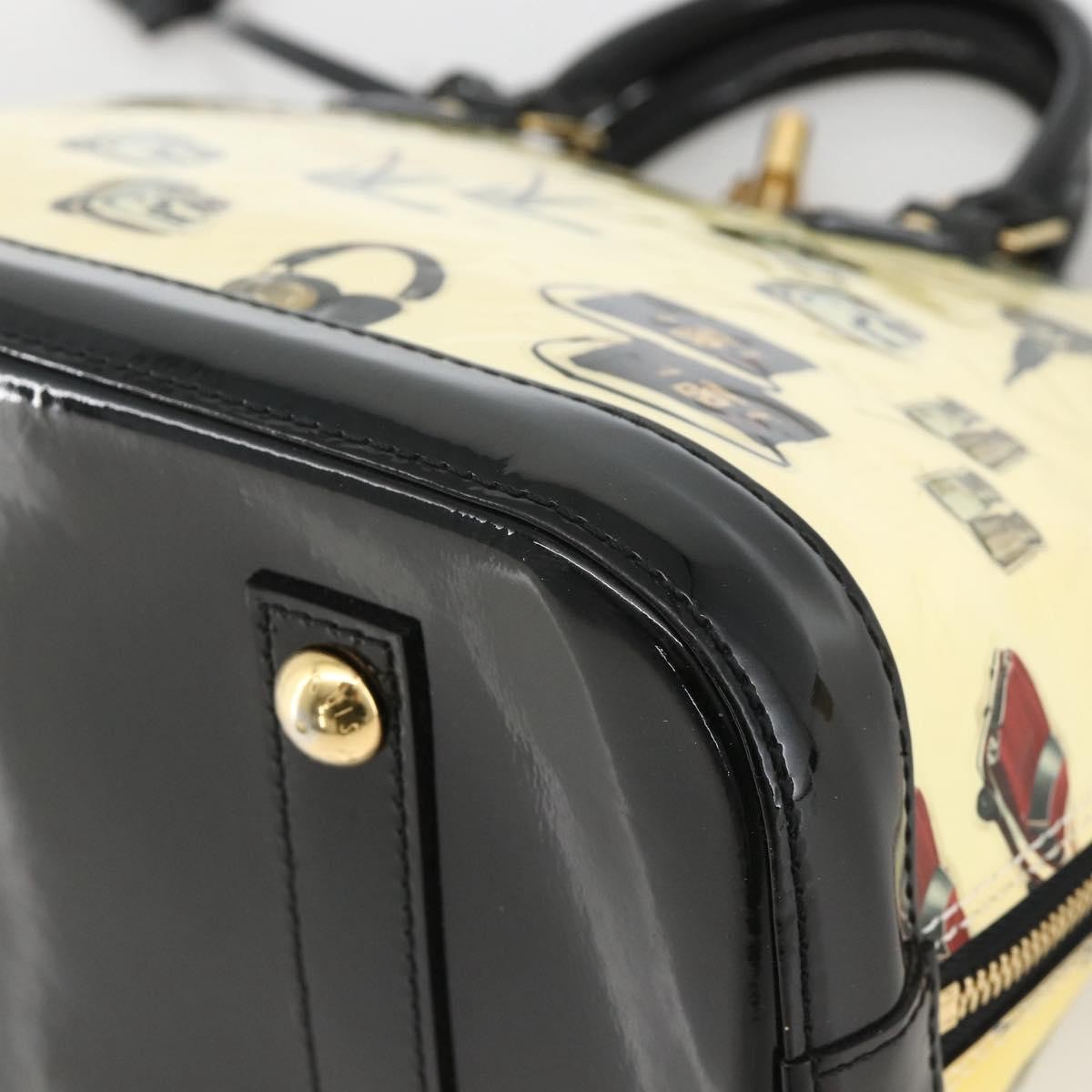 Louis Vuitton Alma Handbag Limited Edition Stickers Monogram Vernis, MULTICOLOUR, PATENT_LEATHER, Handbag