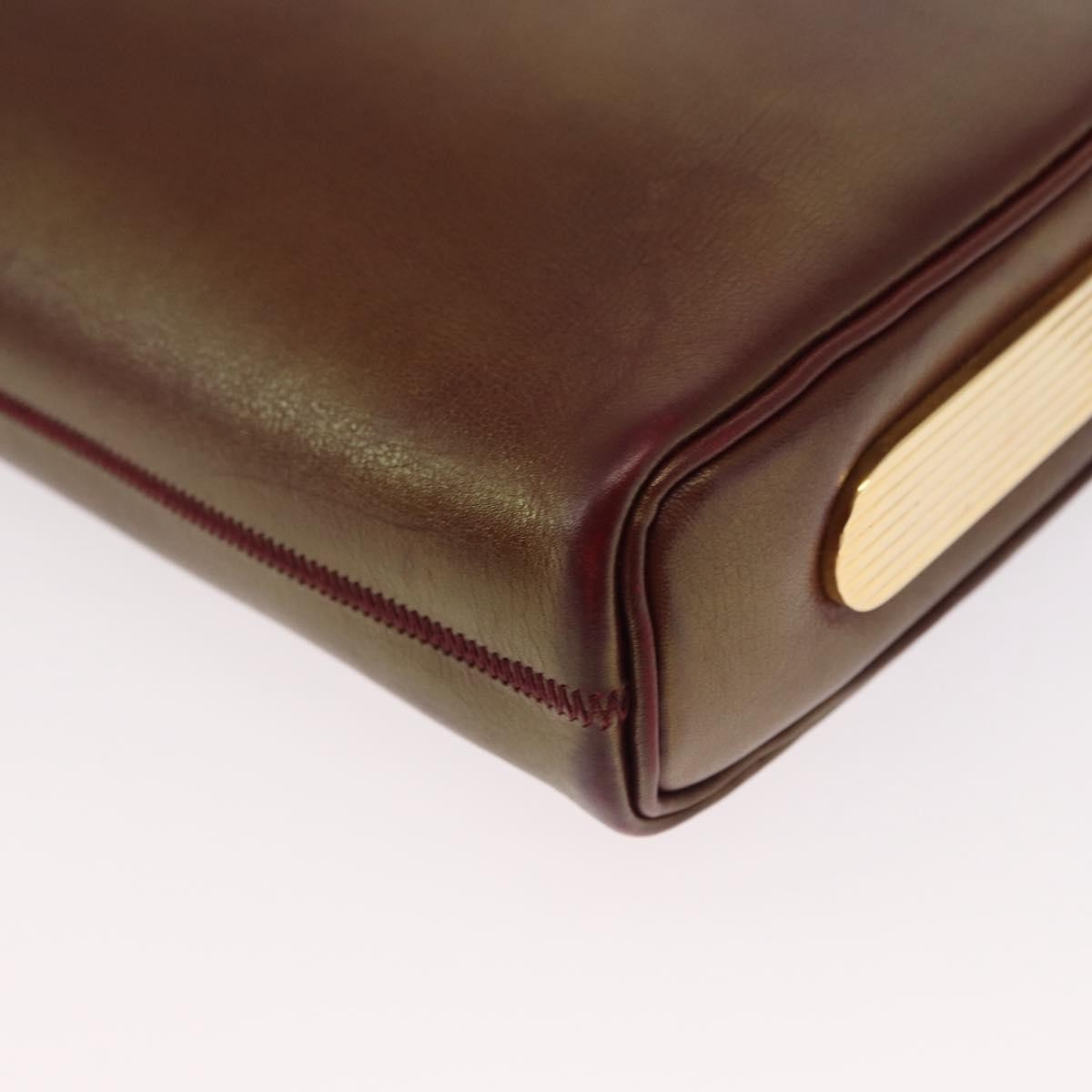 Christian Dior Vintage Shoulder Bag Leather, RED, LEATHER, Shoulder bag