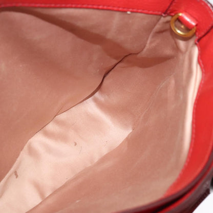 Miu Miu Madras Convertible Lock Tote Leather, RED, LEATHER, Handbag