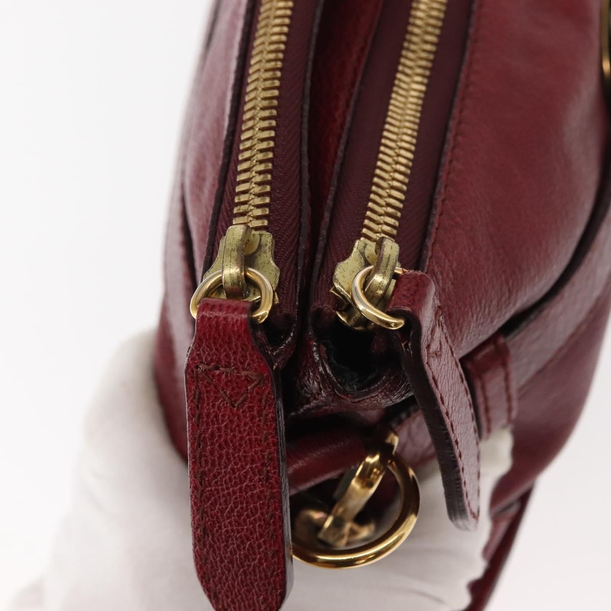 Burberry Shoulder Bag Leather, RED, LEATHER, Shoulder bag