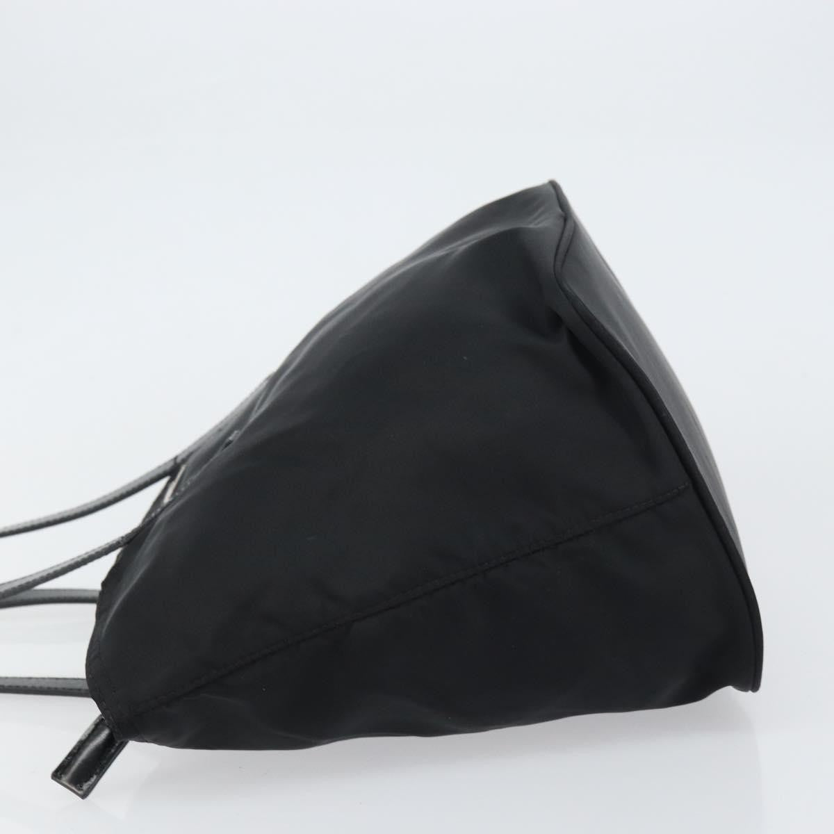 Prada Vintage Zip Tote Tessuto, BLACK, NYLON, Tote bag