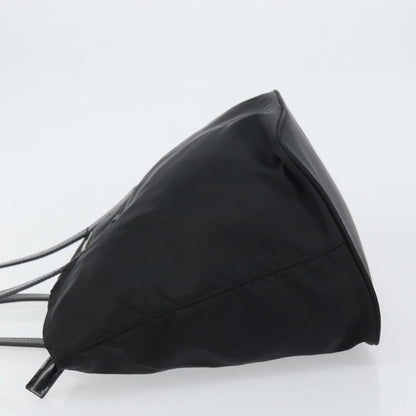 Prada Vintage Zip Tote Tessuto, BLACK, NYLON, Tote bag