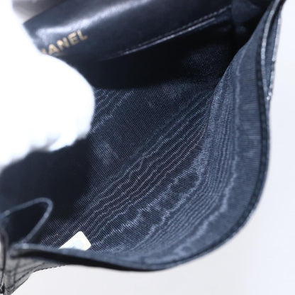 Chanel Vintage CC Flap Wallet Leather, BLACK, LEATHER, Wallets