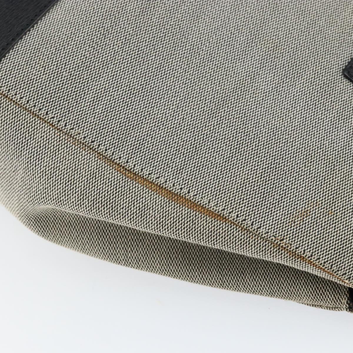 Gucci Vintage square G handbag Canvas, GRAY, CANVAS, Handbag