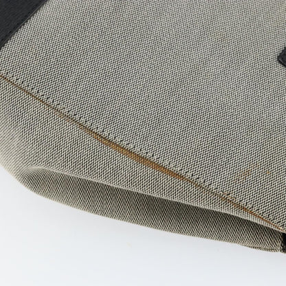 Gucci Vintage square G handbag Canvas, GRAY, CANVAS, Handbag