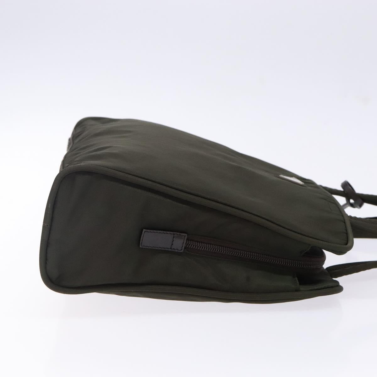 Prada Bowling Shoulder Bag Tessuto, KHAKI, NYLON, Shoulder bag