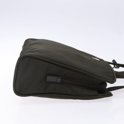 Prada Bowling Shoulder Bag Tessuto, KHAKI, NYLON, Shoulder bag