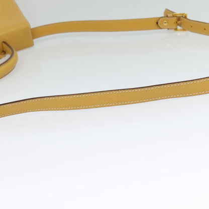 Loewe Barcelona Shoulder Bag Leather, YELLOW, LEATHER, Shoulder bag