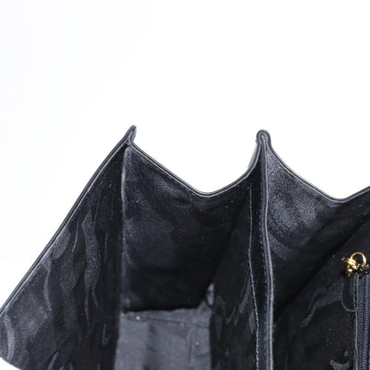 Salvatore Ferragamo Convertible Top Handle Bag Leather, BLACK, LEATHER, Handbag