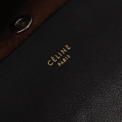 Celine All Soft Bag Leather, BLUE, LEATHER, Handbag