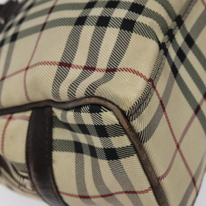 Burberry Nova Check Bowling Bag Canvas, BEIGE, NYLON, Bag