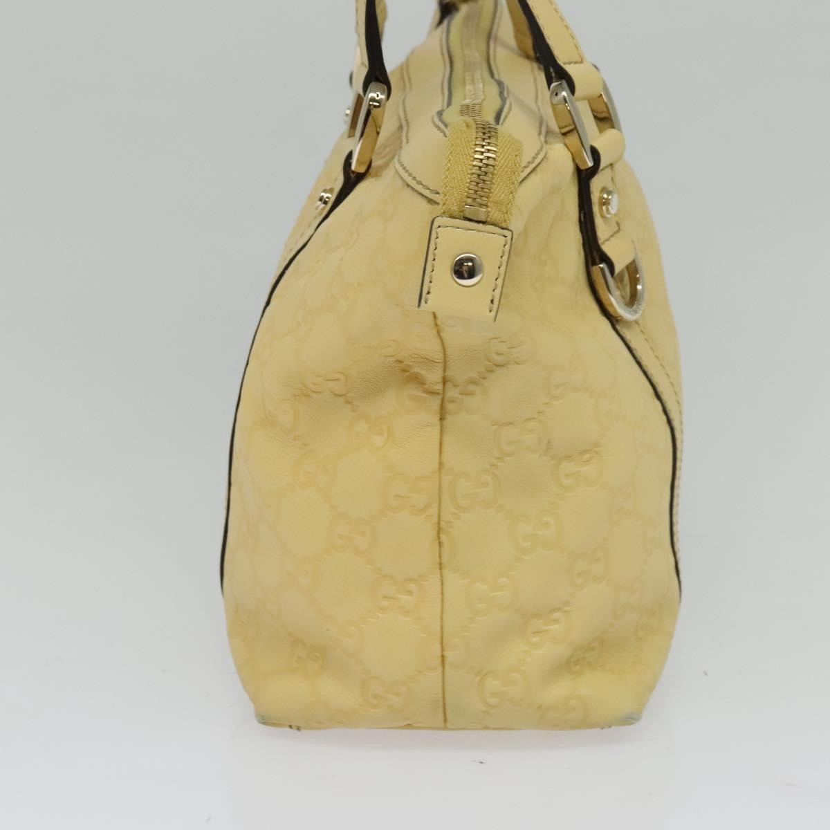 Gucci Abbey Zip Tote Guccissima, YELLOW, CANVAS, Tote bag